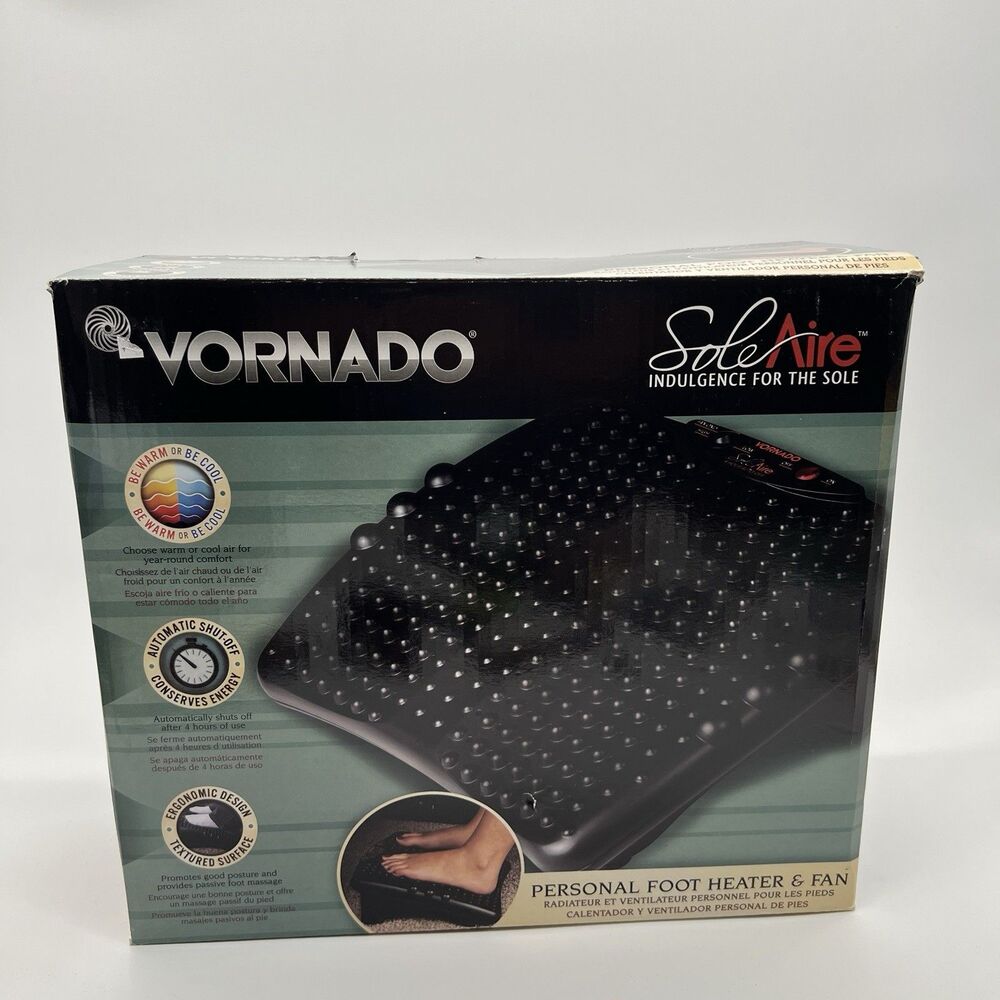 Vornado Heat Rest Plus Foot Feet Under Desk Fan Foot Heater Warmer 16373 Works